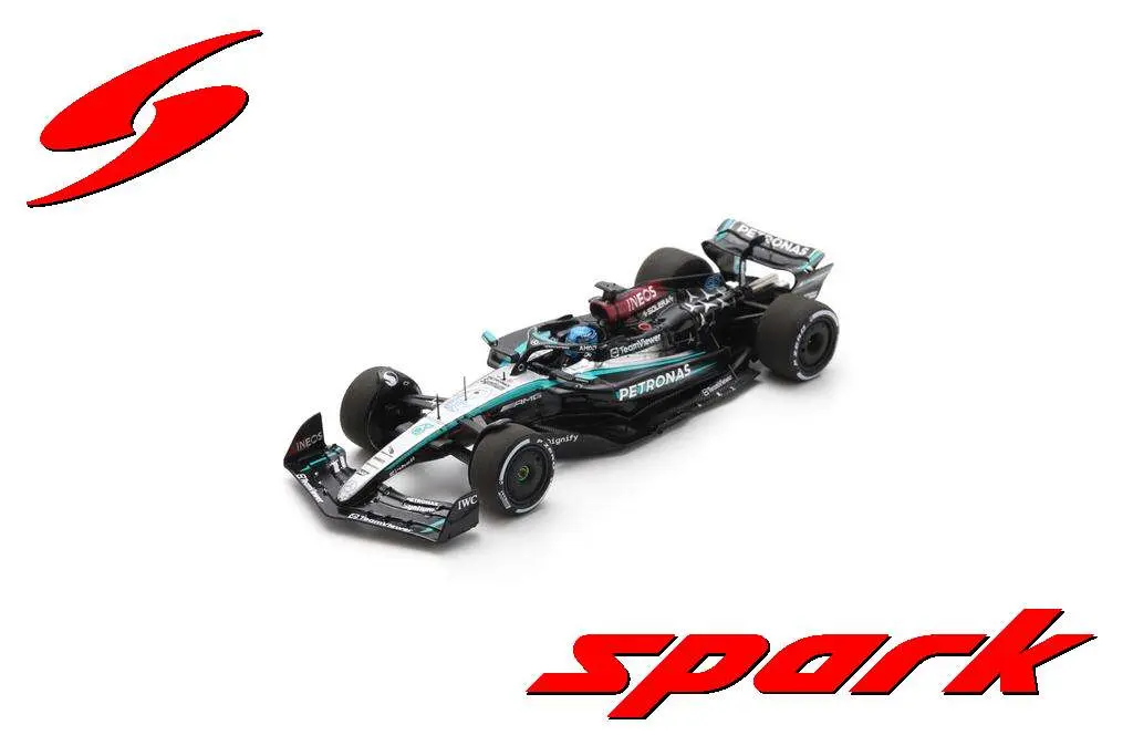 Spark : Mercedes-AMG PETRONAS Formula One Team No.63 F1 W15 E Performance Winner Las Vegas GP 2024 George Russell [1/43]