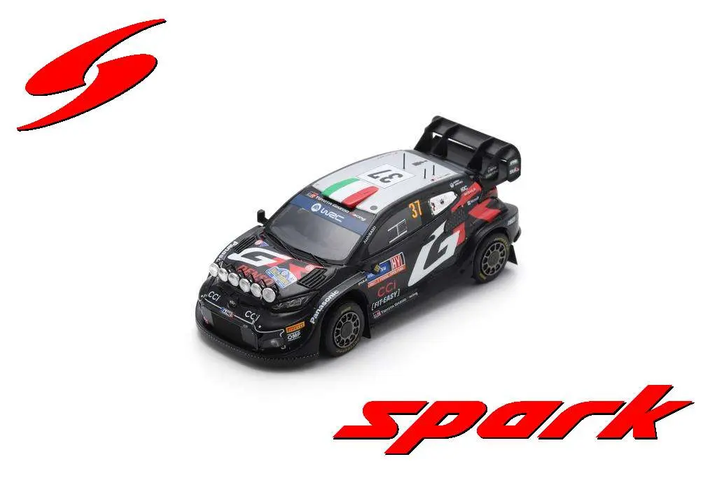 Spark : TOYOTA GR Yaris Rally1 HYBRID No.37 TOYOTA GAZOO Racing WRT Rally Sweden 2024 L. Bertelli - S. Scattolin