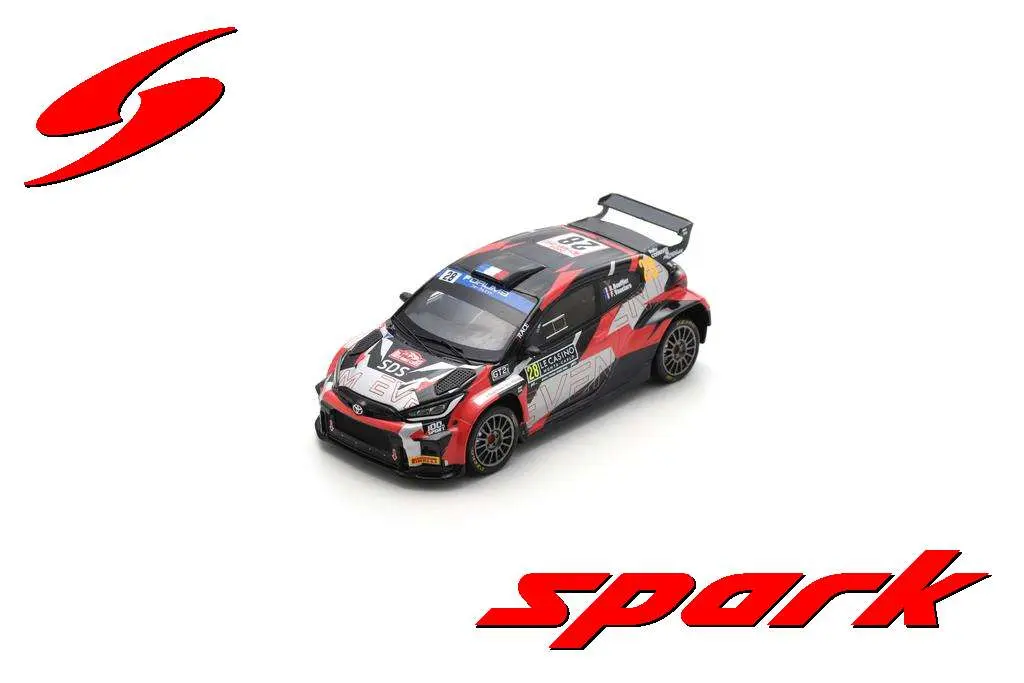 Spark : TOYOTA GR Yaris Rally 2 No.28 Erace WRT Rally Monte Carlo 2024 B. Bouffier - F. Vauclare