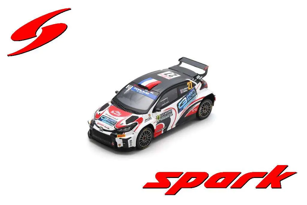 Spark : TOYOTA GR Yaris Rally 2 No.27 Burton Racing 6th RC2 Rally Monte Carlo 2024 S. Lefebvre - A. Malfoy [1/43]