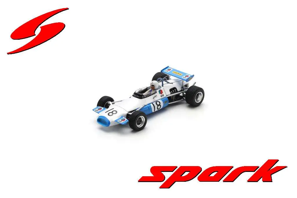 Spark : Brabham BT30 No.18 Pau GP F2 1970 Jack Brabham [1/43]