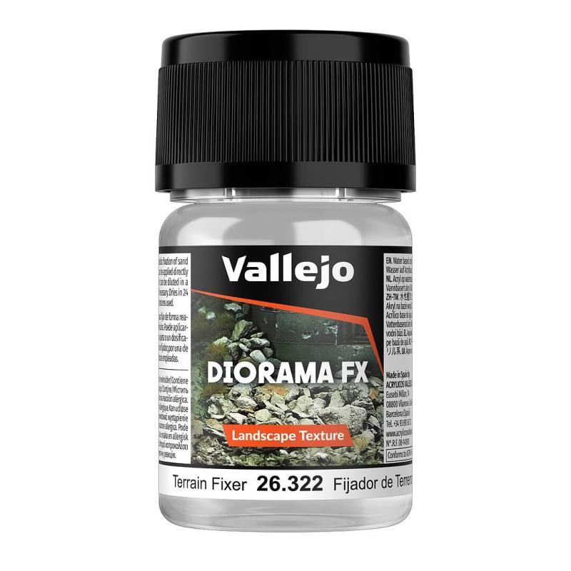 [VAL 26.322] Vallejo :  AV Diorama FX 35ml - Landscape Textures Terrain Fixer