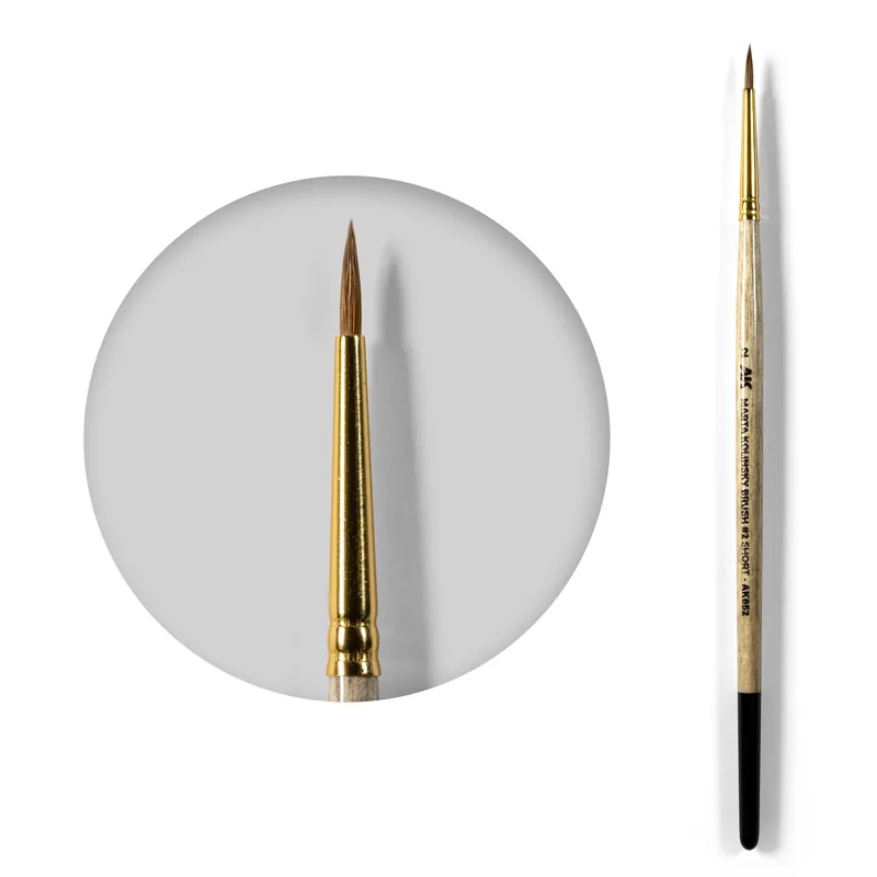 [AK AK852] Ak : Marta Kolinsky Brush #2 Short