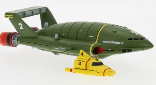 [COG CC00804] Corgi : Thunderbirds 2 and 4, grün/gelb, 1965