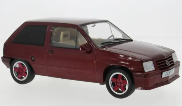Model car : Opel Corsa A Custom Rouge fonvé [1/18]