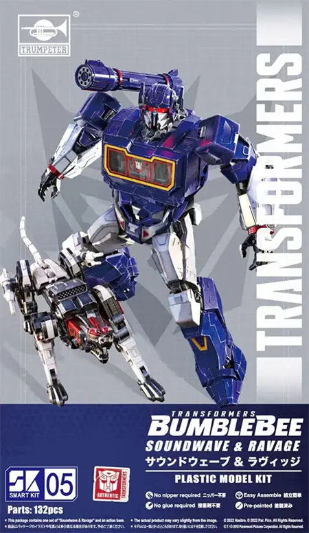 Trumpeter : Soundwave & Ravage │ Transformers BumbleBee (Alternative Box)