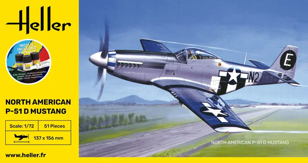 Heller : North American P-51D Mustang (1/72)