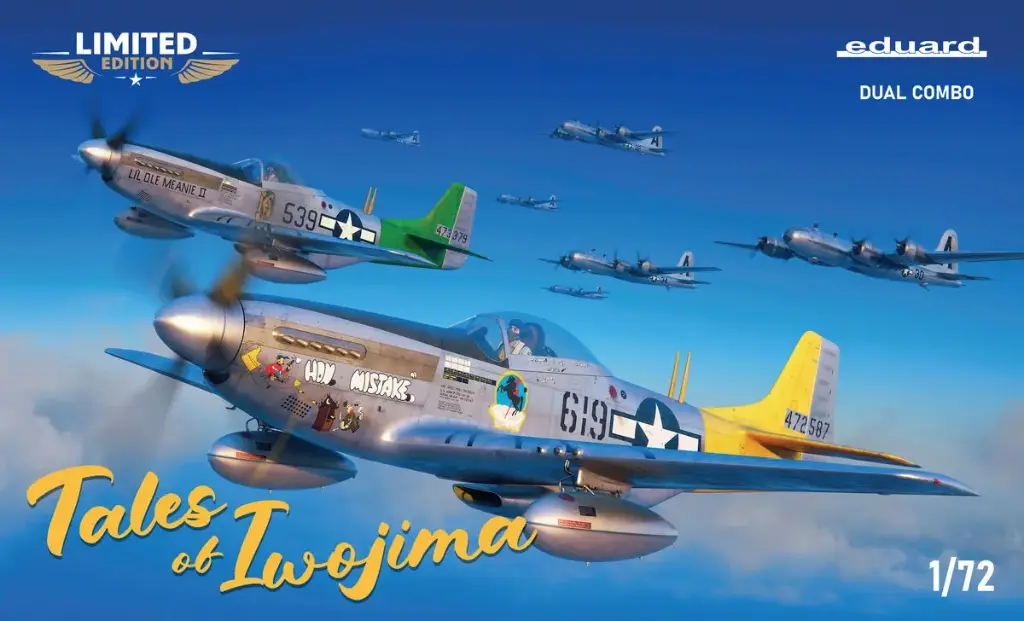 Eduard : Tales of Iwojima Chasseurs américain P-51D Mustang • Dual Combo "Limited Edition" (1/72) 