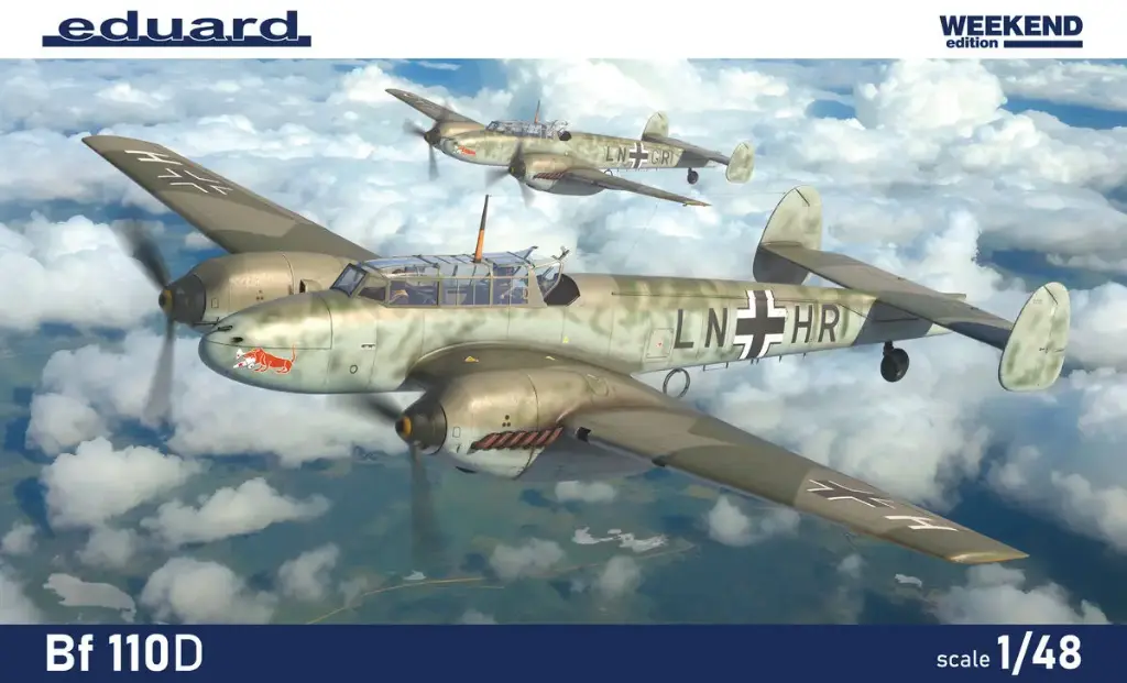 Eduard : Bombardier Chasseur allemand Messerschmitt Bf 110D (1/48)