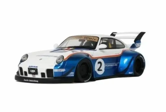 GtSpirit : Porsche RWB X Liberty Walk "Rothmans" 2023 [1/18]