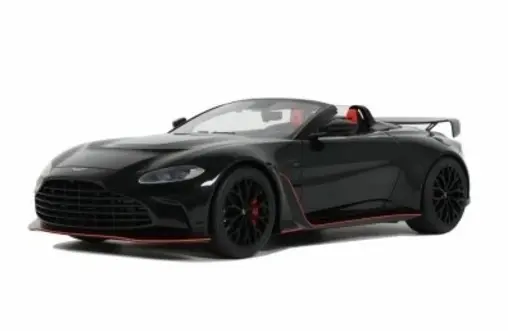 GtSpirit : Aston Martin V12 Vantage Roadster Onyx BlacK 2023 [1/18]