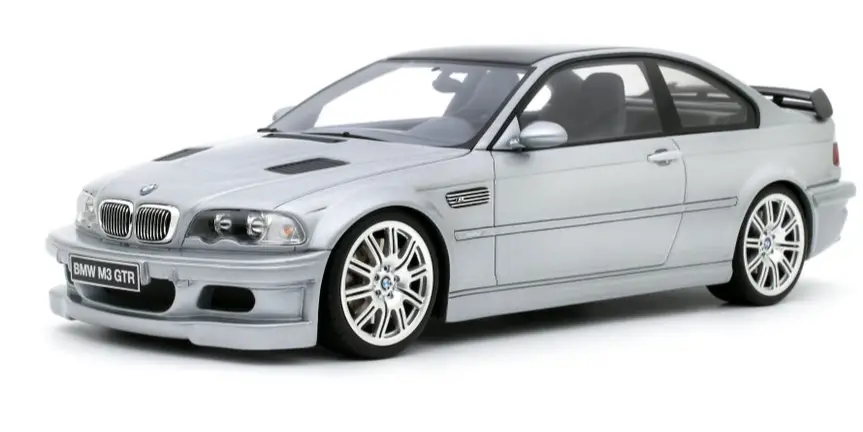 Otto : BMW E46 M3 GTR Street 2001 Silver [1/18]