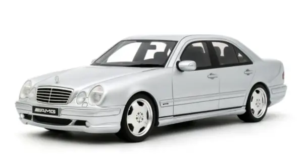 Otto : MERCEDES-BENZ E55 AMG W210 SILVER 744 2001 [1/18]