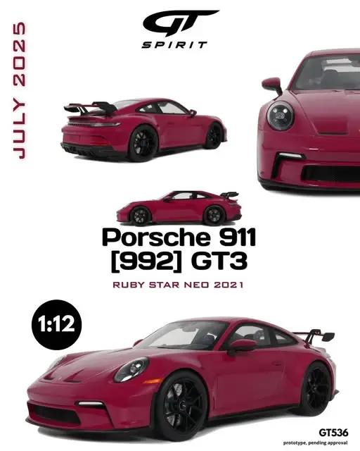 GTSpirit : Porsche 992 GT3 Ruby Star Neo 2021