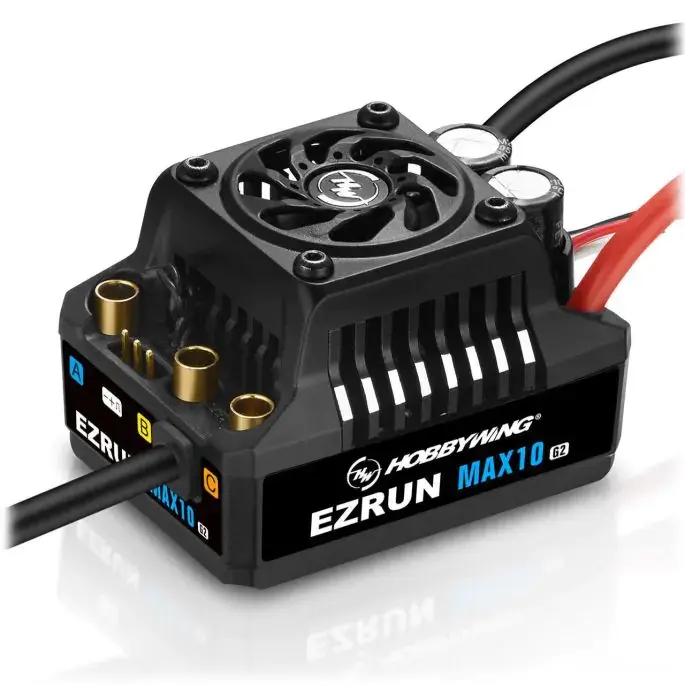 [HBW 30102603] Hobbywing : Ezrun MAX10 G2 ESC Sensorless 140 Amp, 2-4s LiPo, BCE 5A 