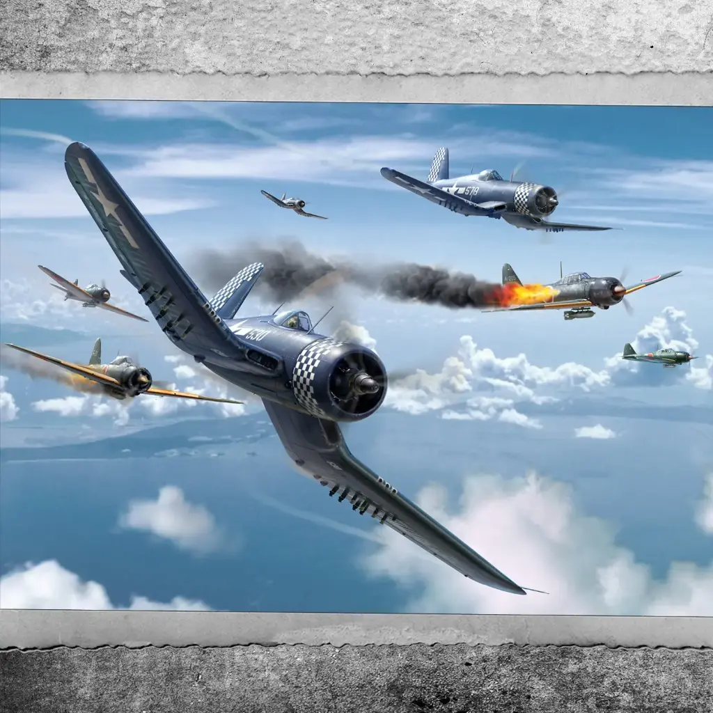 Forces of Valor : F4U-1D Corsair aircraft Okinawa May │ 1945 