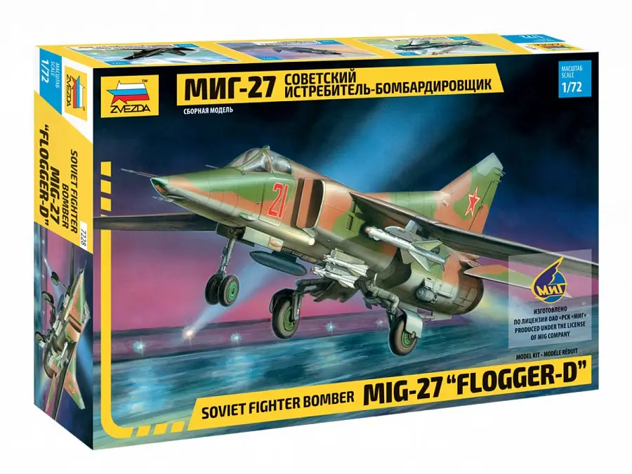 Zvezda : Soviet Fighter Bomber MiG-27 "Flogger-D" 