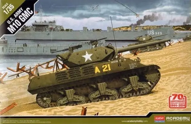 Academy : Char arméricain M10 GMC 70th anniversary Normandy invasion US Army 1944 (1/35)
