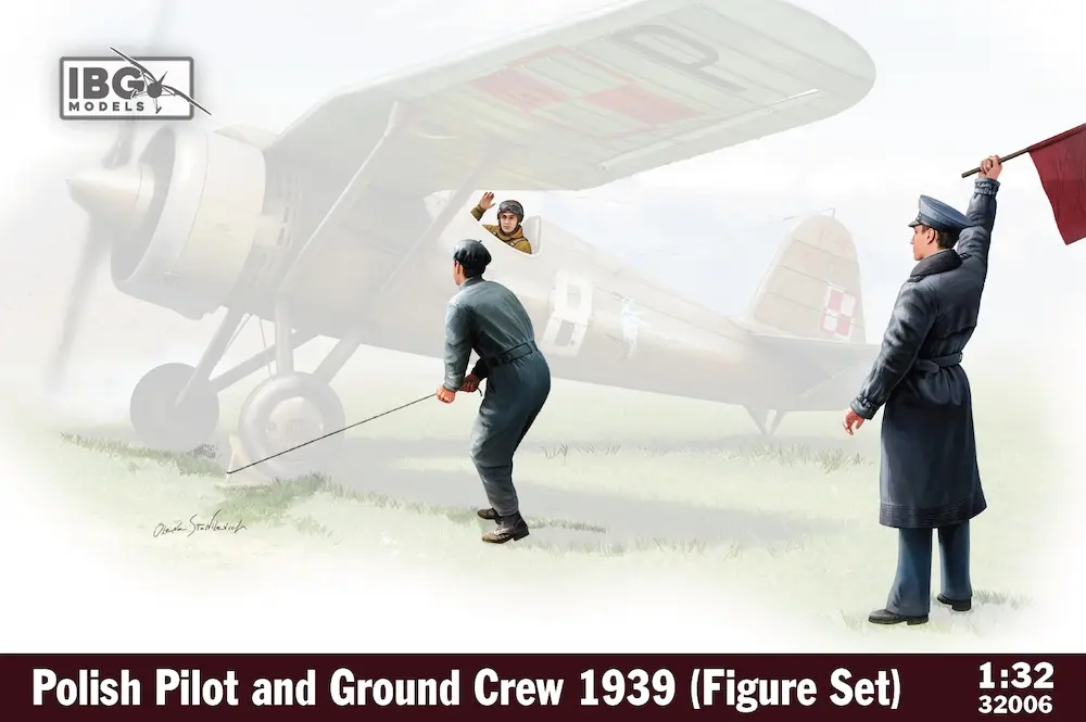 IBG : Polish Pilot And Ground Crew 1939 Figure Set