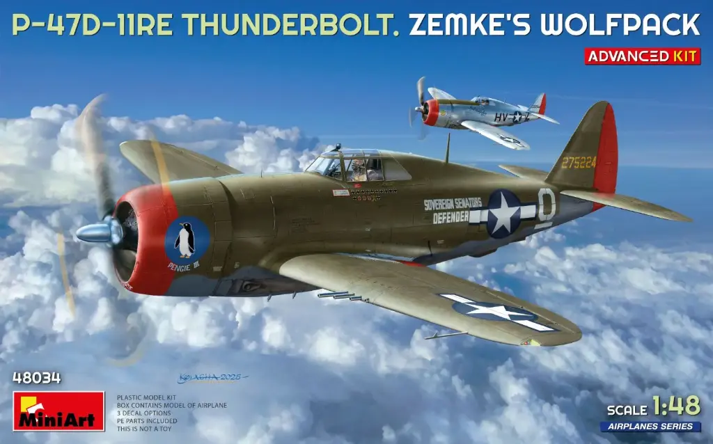 Miniart : P-47D-11RE Thunderbolt Zemke's Wolfpack 