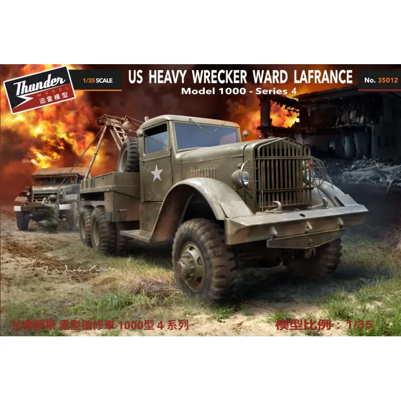 [THU 35012] Thunder model : Ward Lafrance Model 1000 Series 4 US Heavy Wrecker 1/35