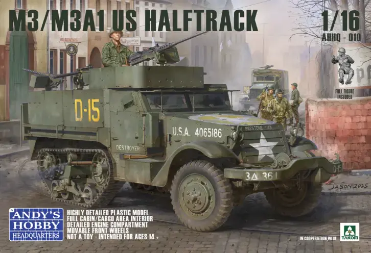 Andy's Hobby : M3/M3A1 US Halftrack (1/16)