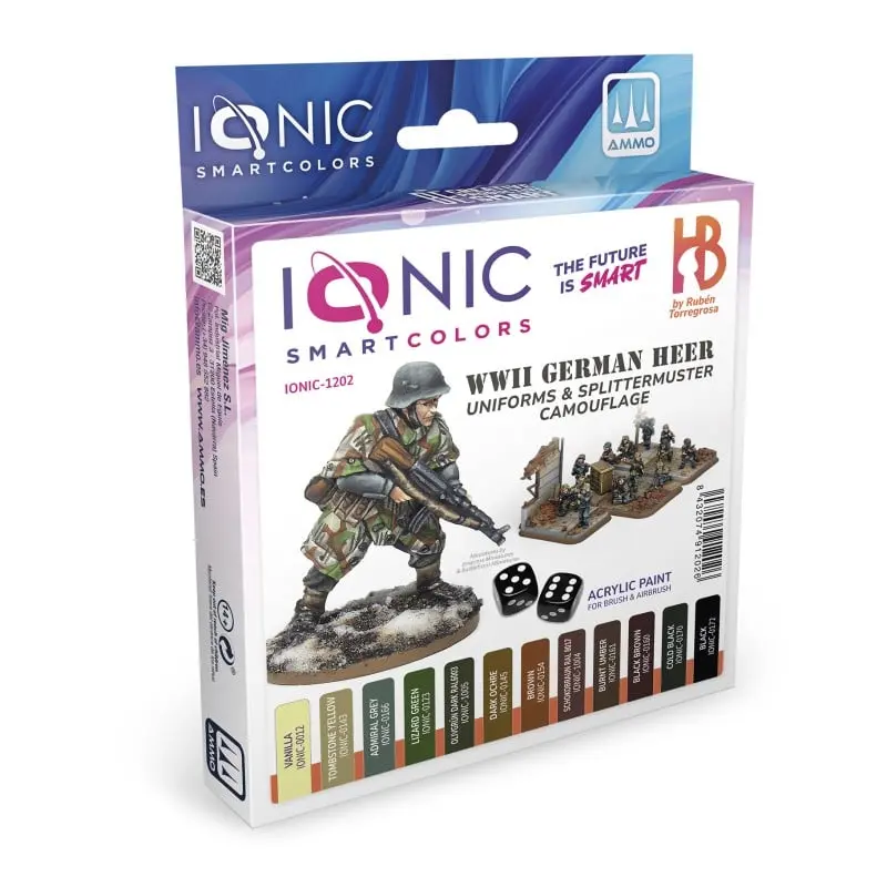 [MIG IONIC-1202] Ionic Smart Colors : WWII German Heer Uniforms & Splittermuster Camouflage