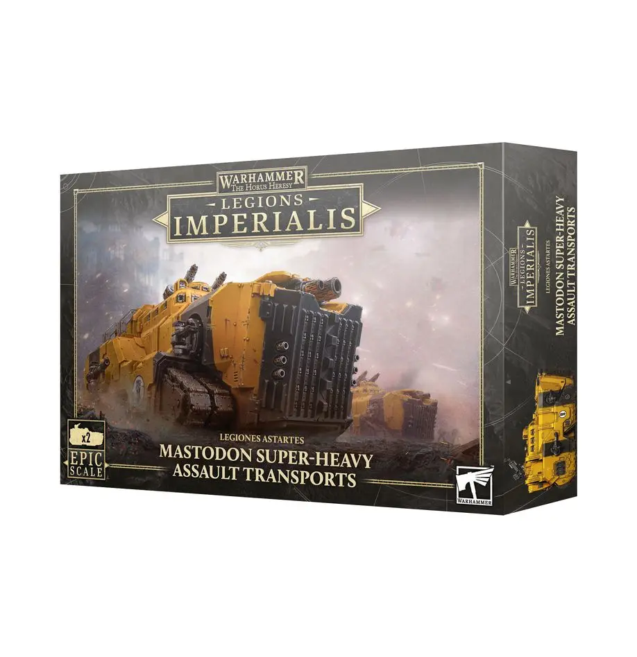 Legiones Astartes : Mastodon Super-Heavy Assault Transports │ Legion Imperialis