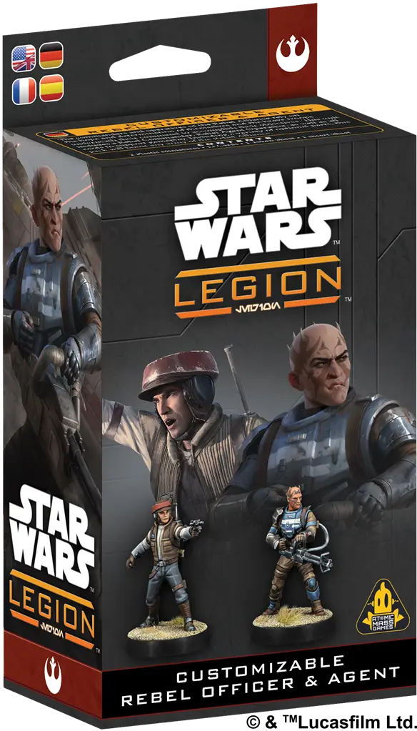 Rebel Alliance : Customizable Rebel Officer & Agent │ Star Wars LEGION