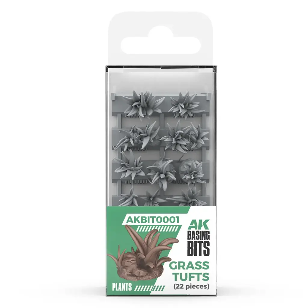 Ak Interactive : Grass Tufts (22pcs) - Basing Bits