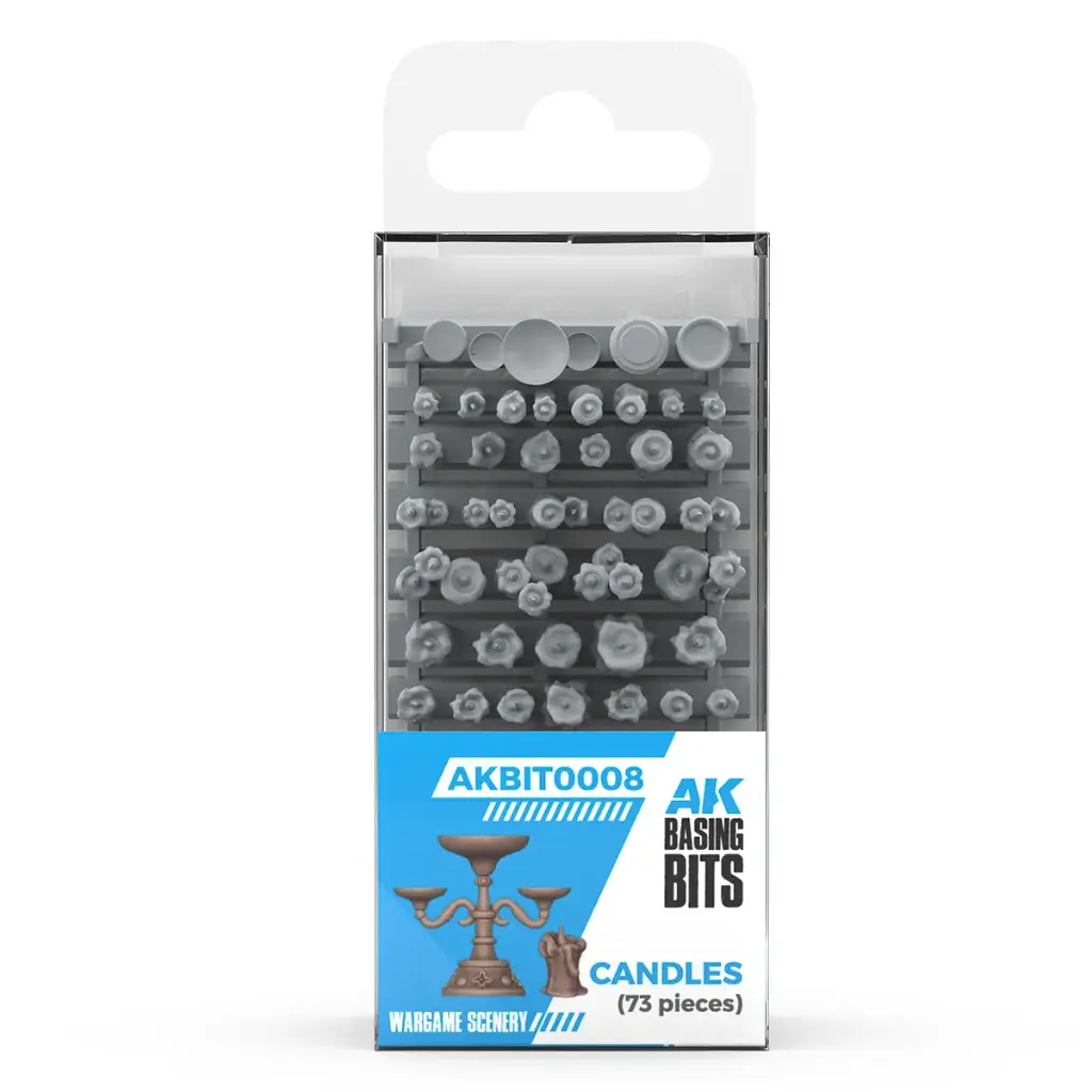 Ak Interactive : Candles (73pcs) - Basing Bits