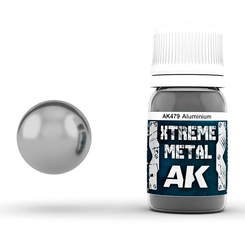 Ak Interactive : Aluminium (30ml) │ XTREME METAL