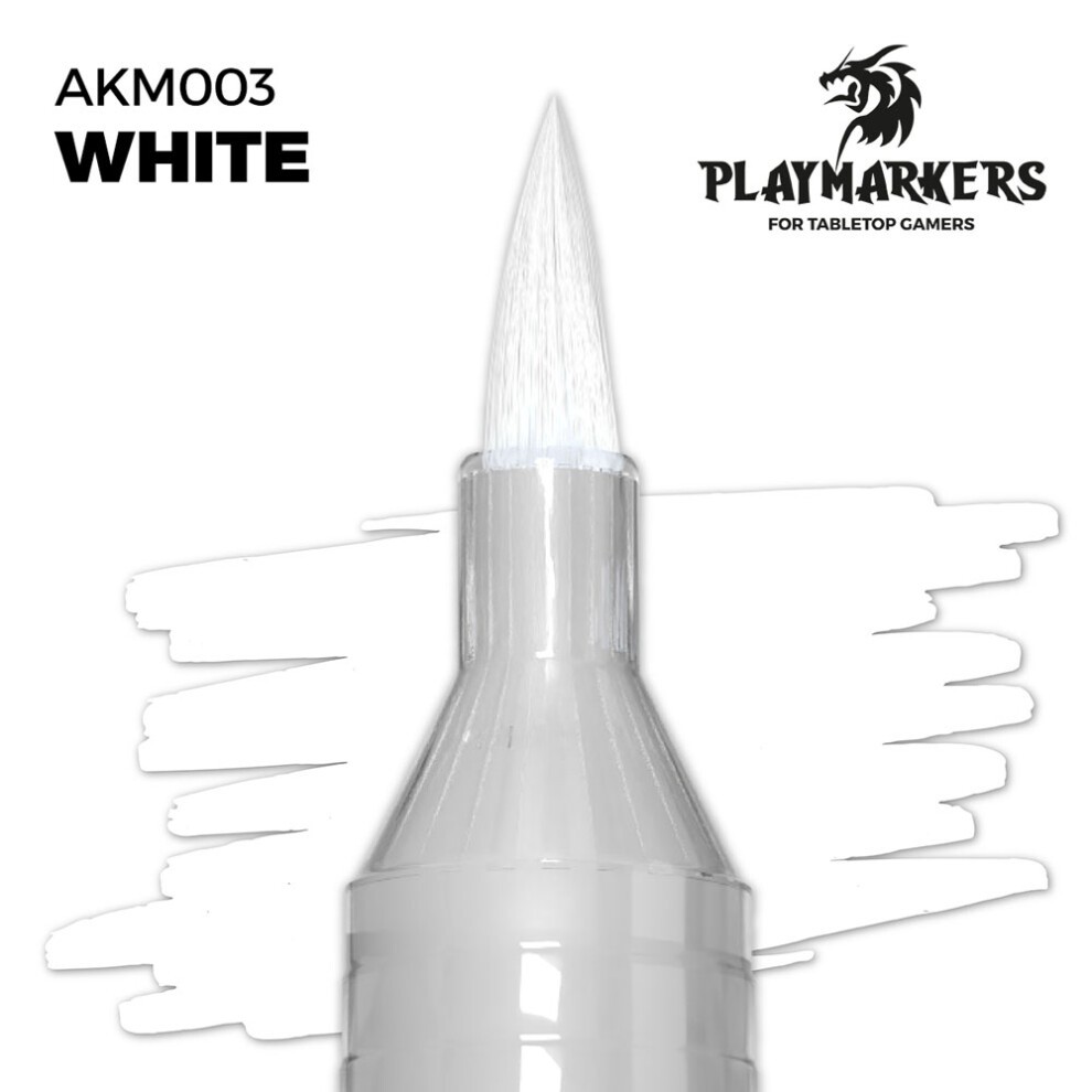 Ak : Playmarkers "White" │ Acrylic Paint Marker