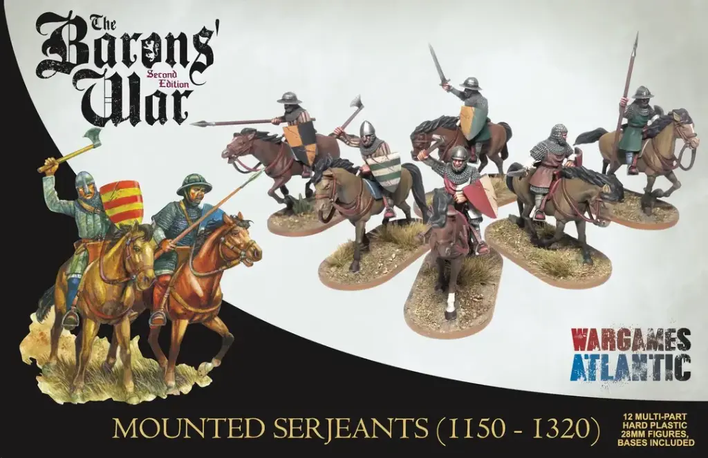 [WAA AC005] Wargames Atlantic : Mounted Serjeants (1150-1320) │ The Baron's War