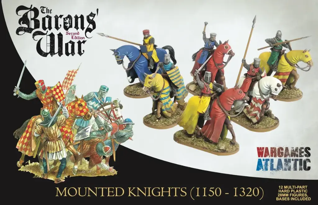 [WAA AC004] Wargames Atlantic : Mounted knights (1150-1320) │ The Baron's War
