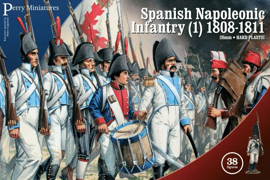 [PEM SPA70] Perry Miniatures : Spanish Napoleonic Infantry (1) 1808-1811 • 28mm