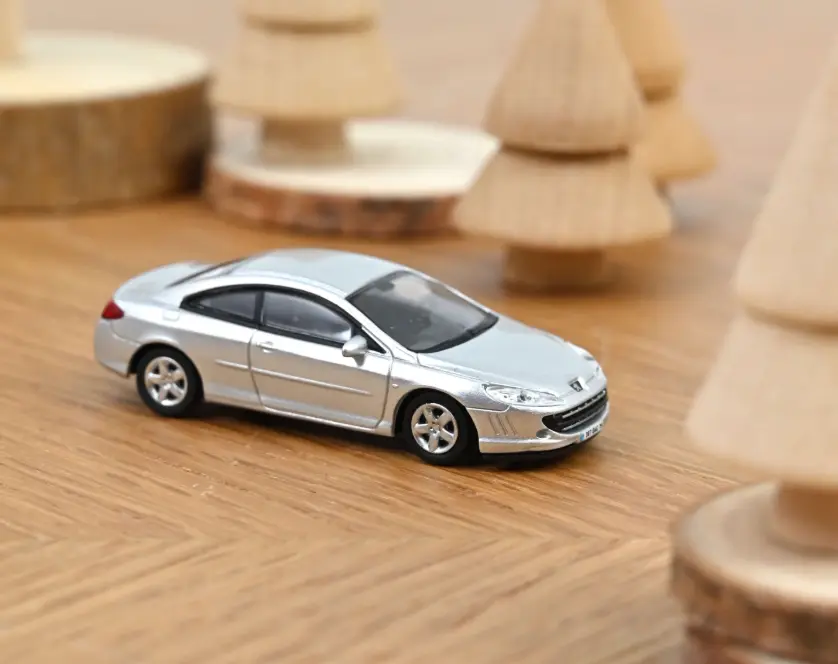 Norev : Peugeot 407 Coupé │ 2006 Silver 