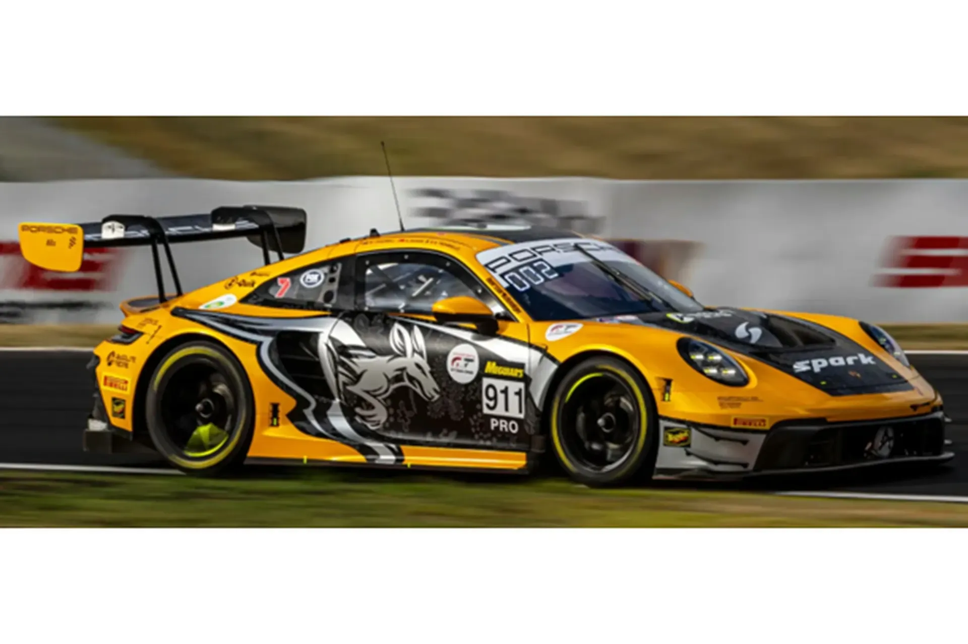[SPK AS082] Spark : Porsche 911 GT3R No.911 Absolute Racing 6th Bathurst 12H 2025 A. Picariello - A. Guven - M. Campbel [1/43]
