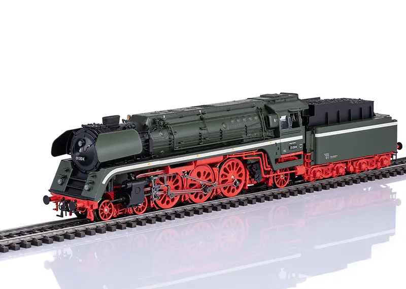 Märklin : Locomotive à Vapeur (#BR 01 504) de la DB Verte DR │ AC Digital Sons Époque III HO - 1/87 (Réf : 38205)