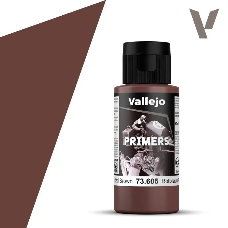 [VAL 73.605] Vallejo : PRIMERS German Red Brown │ 60ml- RAL8012