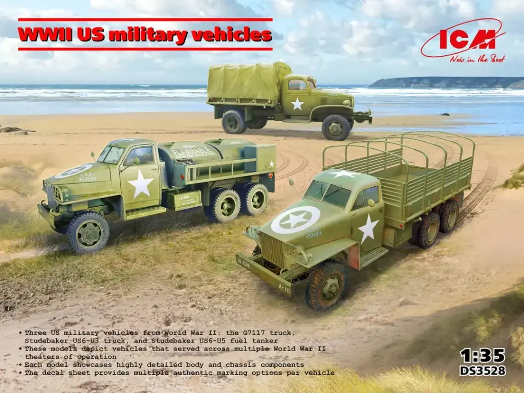 [ICM DS3528] ICM : WWII US military vehicles 