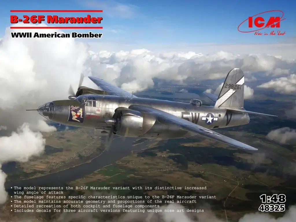 ICM : B-26F Marauder WWII American Bomber