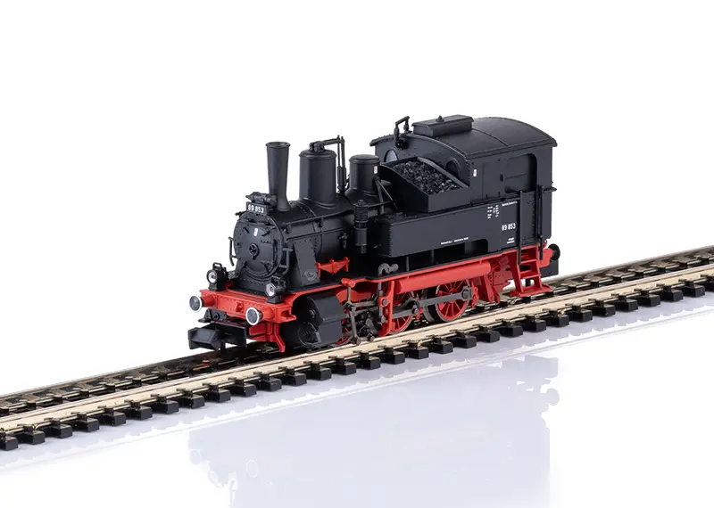 Minitrix : Locomotive à Vapeur (#BR 89.8) de la DB │ DC Digital Sons Époque III N - 1/160 (Réf : 16890)