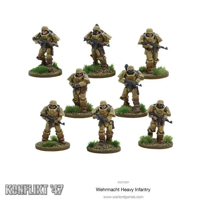 [WLG 452210201] Axis : German Wehrmacht Heavy Infantry │ Konflict'47