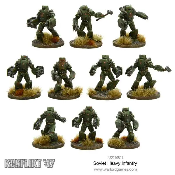[WLG 452210801] Soviet Bloc : Soviet Heavy Infantry │ Konflict'47