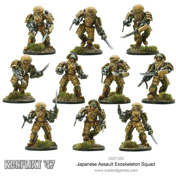 [WLG 452211204] Empire of Japan : Japanese Assault Exoskeleton Squad│ Konflict'47