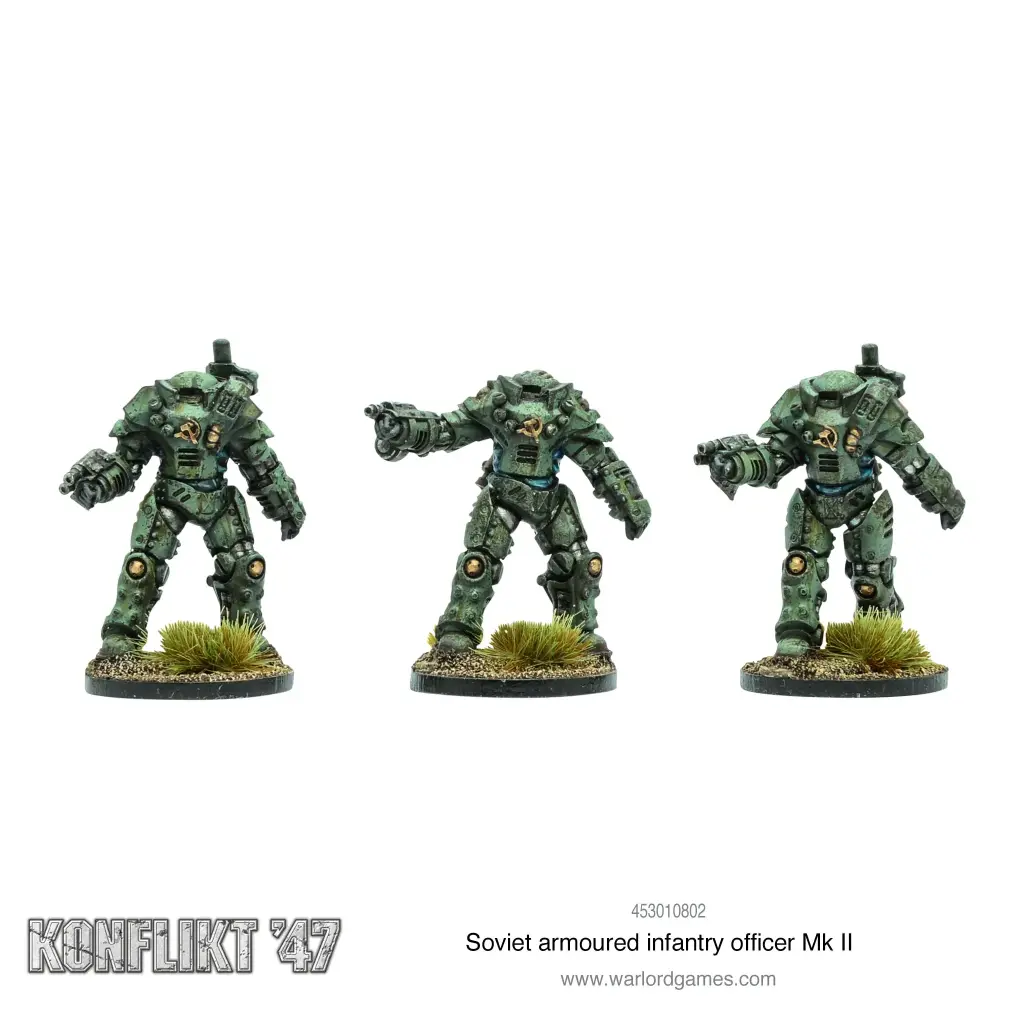 [WLG 453010802] Soviet Bloc : Soviet K47 Mk.II Armoured Officer Team │ Konflict'47