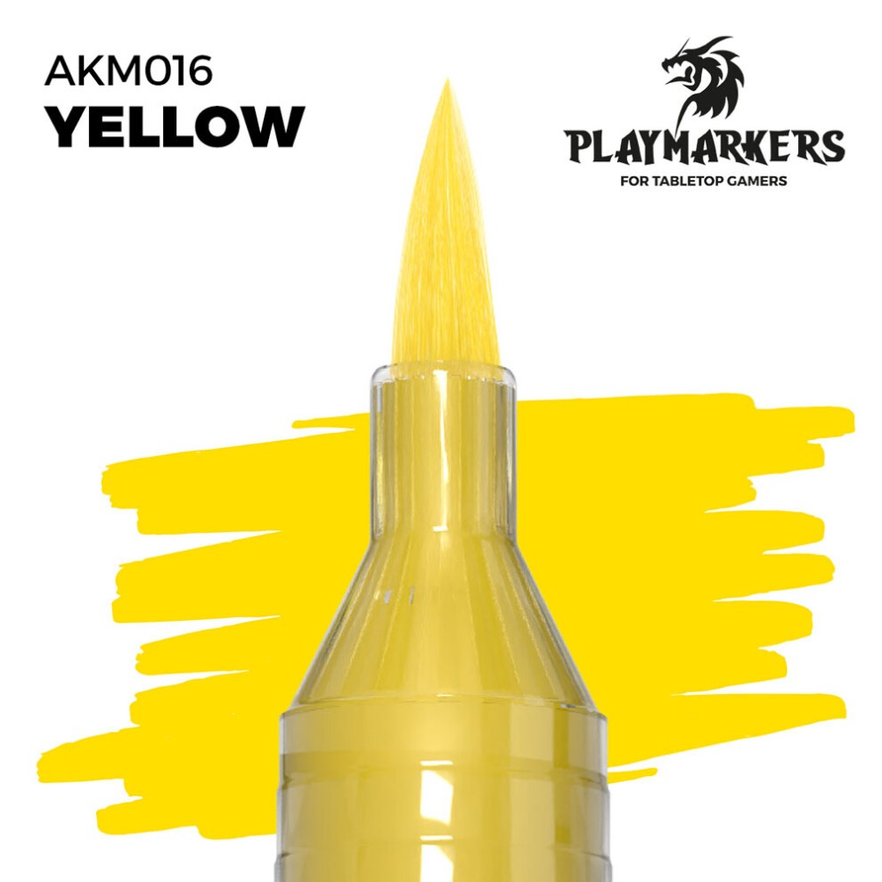 [AK AKM016] AK Interactive Playmarkers Yellow Acrylic Paint Marker AKM016
