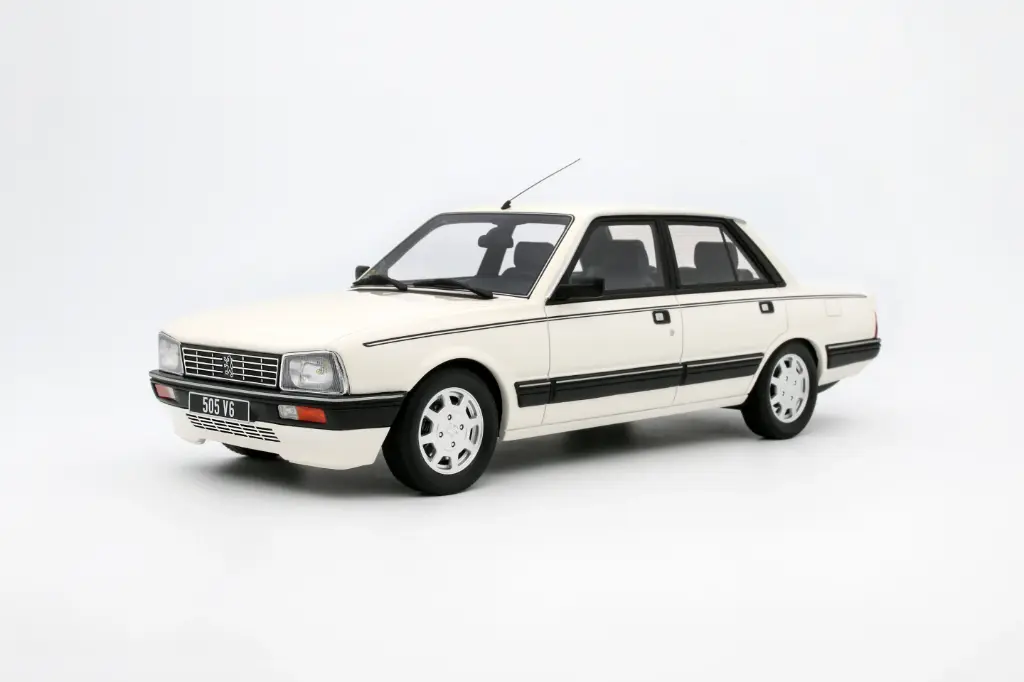 Ottomobile : Peugeot 505 V6│ Blanc - 1989 [1/18]