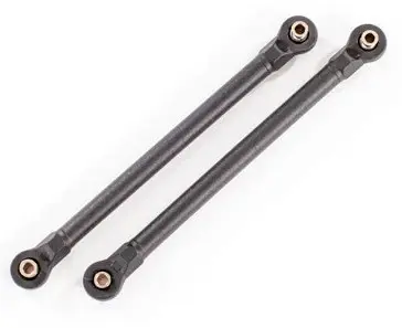 Toe links, 119.8mm (108.6mm center to center) (black) (2) (for use with #8995 Wi